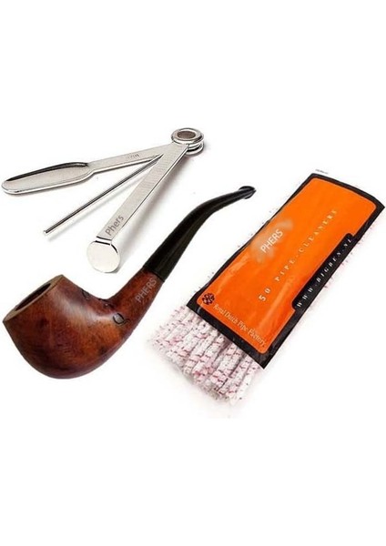 Metal Filtreli Pipo Seti - Starter Pipo Set - Pipo Kaşık ve 50LI Pipo Temizleme Harbisi