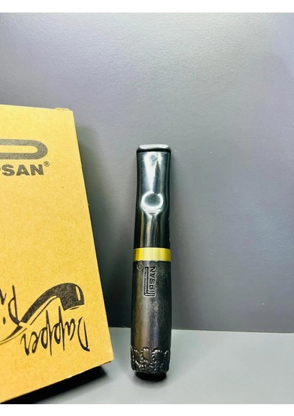 Hakiki Gül Ağacı Filtreli Puro (Toscanello) Ağızlığı
