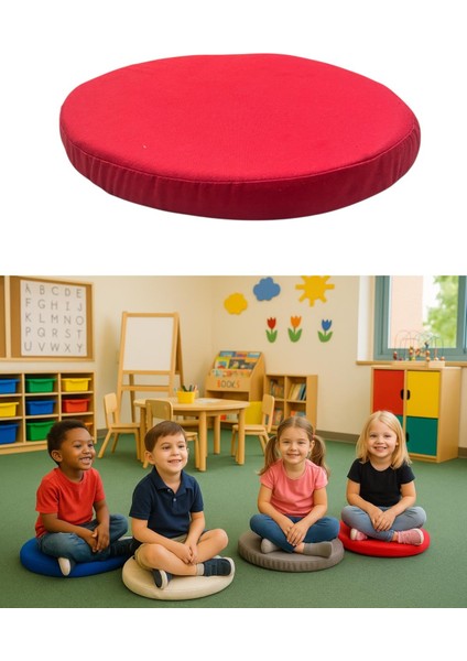 Kreş Anaokulu Aktivite Minderi Oyun Minderi 40X40X5 cm - Sandalye Minderi - Bahçe Dekor Minderi