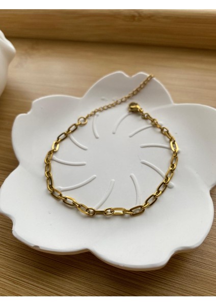 14 Ayar Kaplama Çelik Bileklik