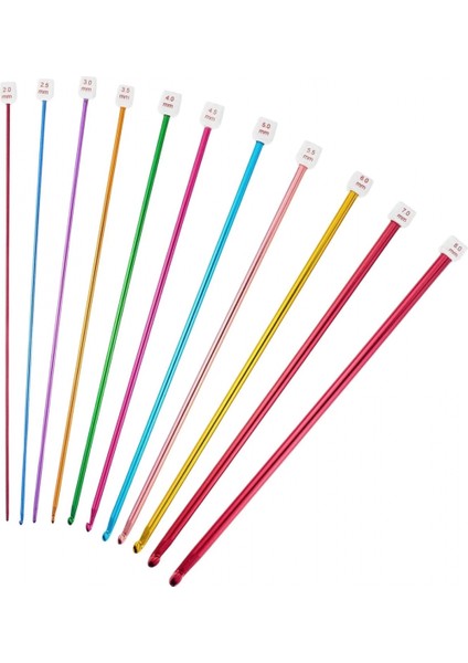 Örgü Tığ Metalize 25 cm 2,5 Numara