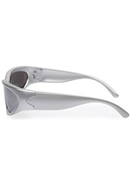 UV400 Korumalı Gümüş Çerçeve Gümüş Aynalı Cam Snowboard/kayak Gözlüğü modelleri