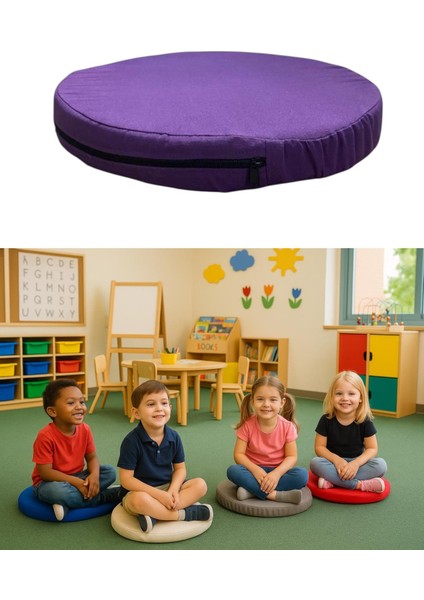 Kreş Anaokulu Aktivite Minderi Oyun Minderi 40X40X5 cm - Sandalye Minderi - Bahçe Dekor Minderi