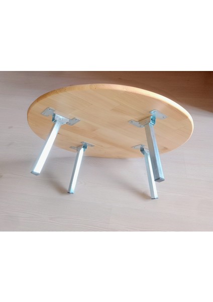 Metal Ayaklı Masif Ahşap Yer Sofrası fiyatları