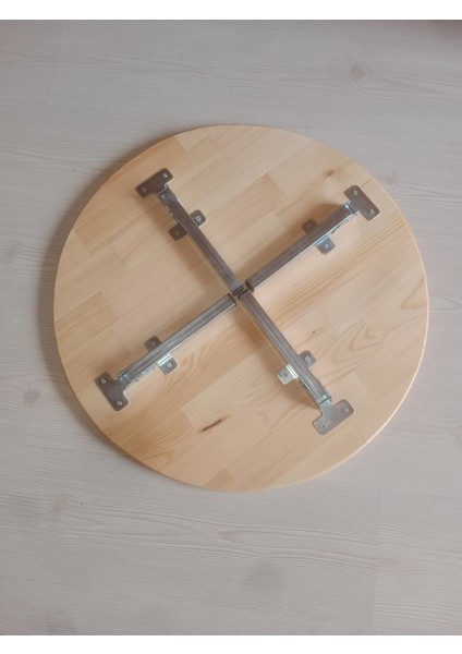 Metal Ayaklı Masif Ahşap Yer Sofrası modelleri