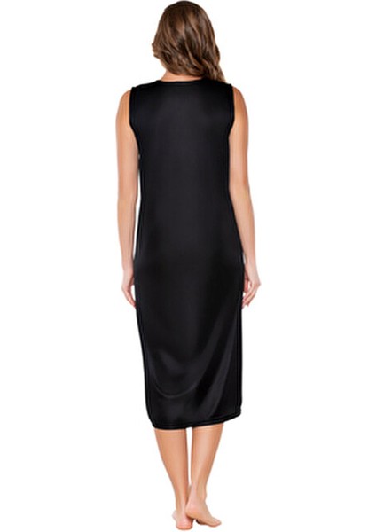 Japone Kol Kadın Elbise Içi Boydan Astar Bisiklet Yaka Jüpon Kombinezon fırsatları