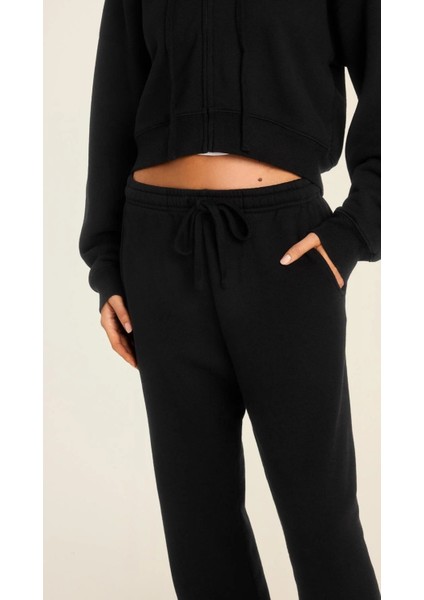 Bol Paça Bağcıklı Jogger Kadın Eşofman Altı