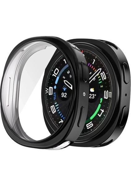 Samsung Galaxy Watch 8 44MM ile Uyumlu Kasa ve Ekran Koruyucu 360 Tam Koruma Silikon Kılıf modelleri