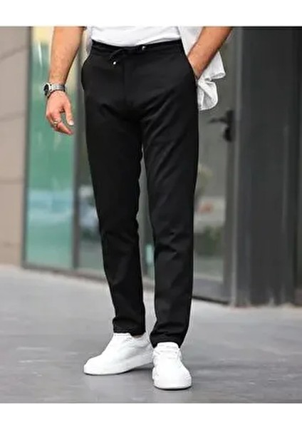 Erkek Slim Fit Likralı Jogger Pantolon