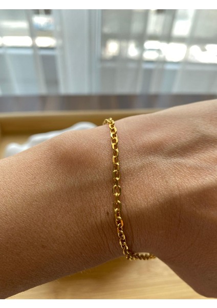 14 Ayar Kaplama Çelik Bileklik fiyatları