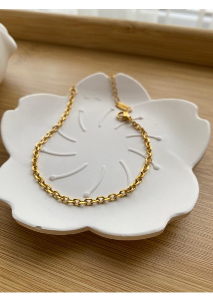 14 Ayar Kaplama Çelik Bileklik modelleri