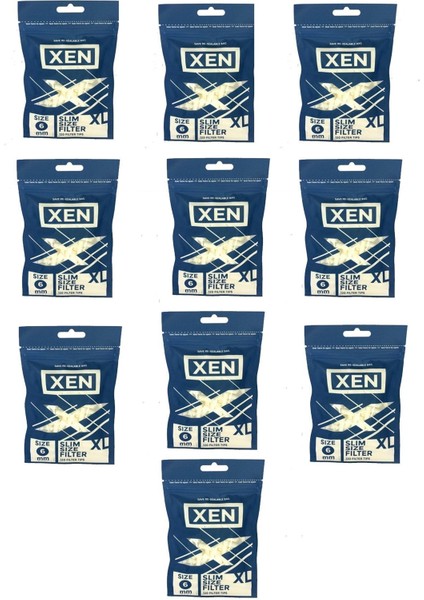 Slim Size Tutun Filtresi Sigara Sünger Ağızlık Zıvana 6 mm 10 Paket