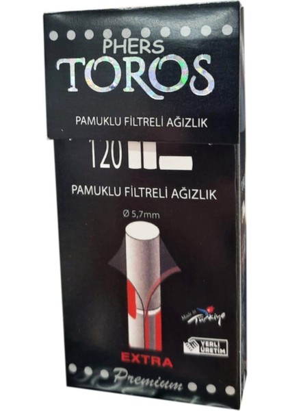 Toros Tutun Filtresi - Stick Premium Sünger Sigara Ağızlık 5.7 mm 1 Paket