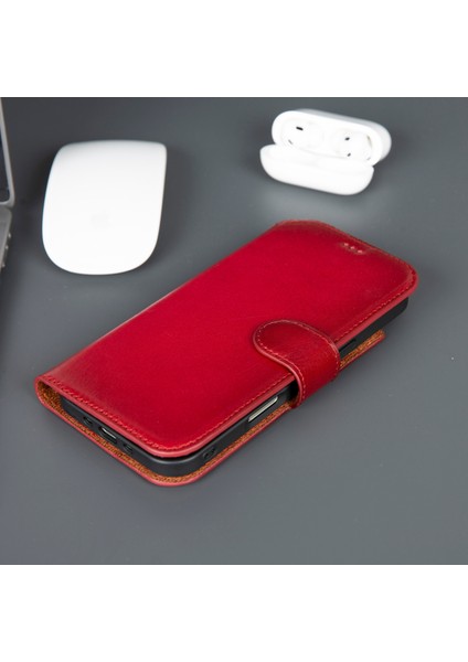 iPhone 17 Air Deri Cüzdanlı Kılıf – Rfıd ve Magsafe Uyumlu modelleri