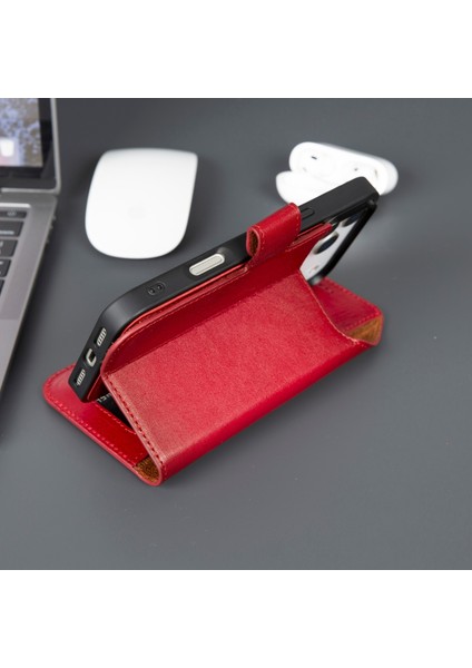 iPhone 17 Air Deri Cüzdanlı Kılıf – Rfıd ve Magsafe Uyumlu fırsatları