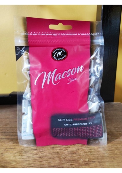 Slim 6 mm Premium Sigara Filtresi - Tütün Pamuğu - Sigara Ağızlığı fiyatları