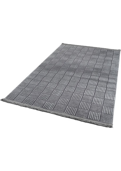 Anemon 6825 Antrasit - Polyester Dokuma Halı | Iskandinav Salon Halısı fiyatları
