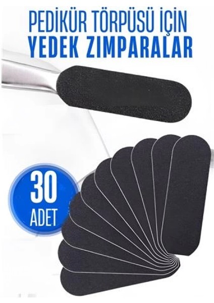 Modacar Ayak Törpü Yedeği Yapışkanlı Törpü Zımparası Pedikür Törpü Yedeği 30 Adet fiyatları