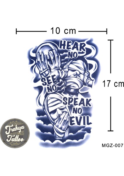 Yarı Kalıcı Dövme Yarım Kol Bulut Dövmesi