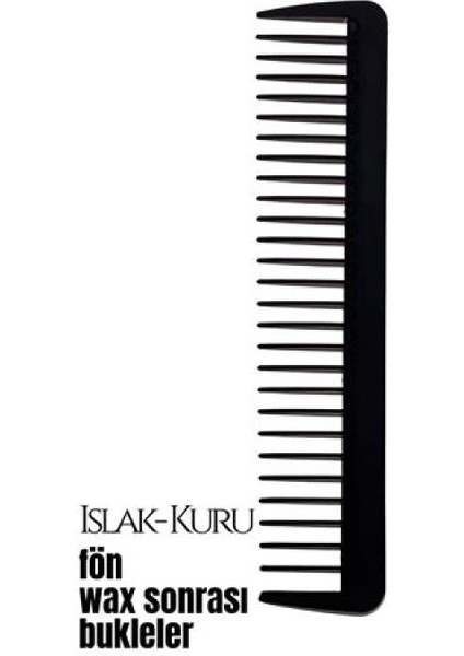 Bukleli Saç Fön Wax Sonrası Tarak Karbon Nano Absolute Professional fiyatları