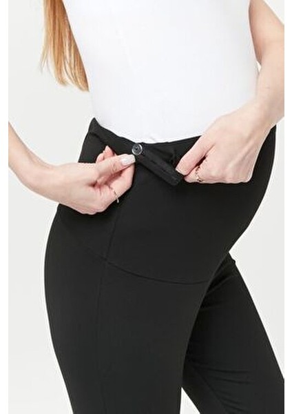 MYRA8065 Termal Içi Şardonlu Sıcak Tutan Beli Ayarlanabilir Ispanyol Paça Hamile Tayt -Si fırsatları
