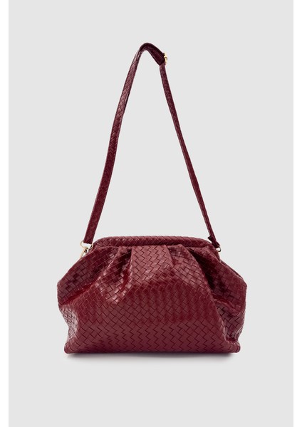 Arvia Yumuşak Formlu Ayarlanabilir Çapraz Askılı El Çantası Bordo