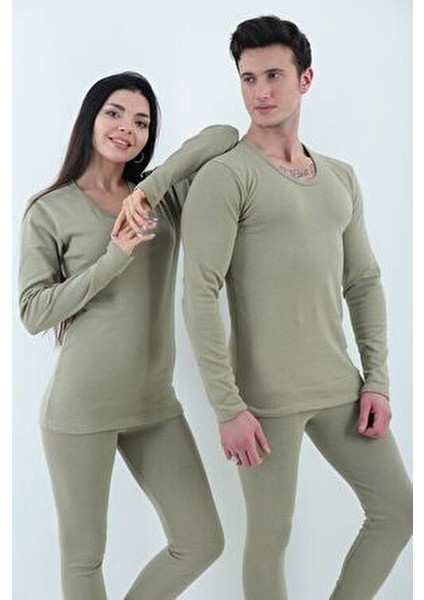 Don-X| Kışlık Termal Şardonlu Içleri Pamuk Takım ( Askeri Yeşil ) Renk
