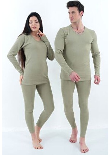 Don-X| Kışlık Termal Şardonlu Içleri Pamuk Takım ( Askeri Yeşil ) Renk fırsatları