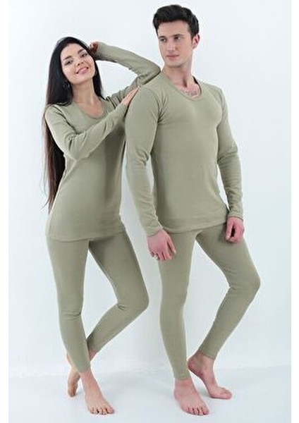 Don-X| Kışlık Termal Şardonlu Içleri Pamuk Takım ( Askeri Yeşil ) Renk