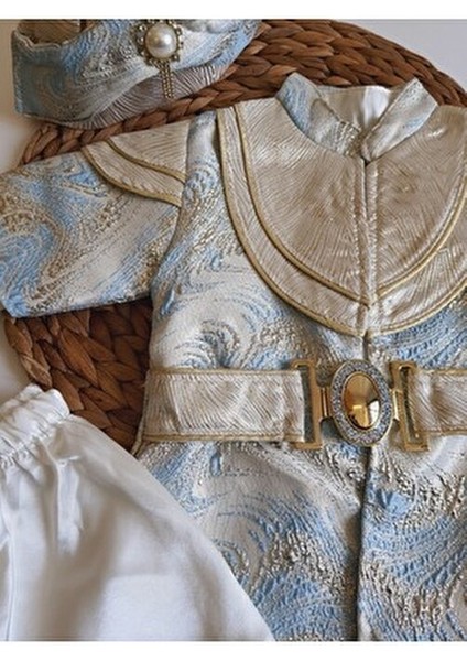 (Patikli) 0 6 Ay ve 1 Yaş Mevlüt ve Sünnet Kıyafeti Bebek Mevlütlük Sünnetlik Takım