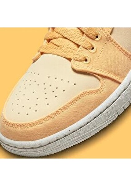 Air Jordan 1 Low Se Canvas 'orange Sunset' Kadın Basketbol Ayakkabısı DV-0426-200