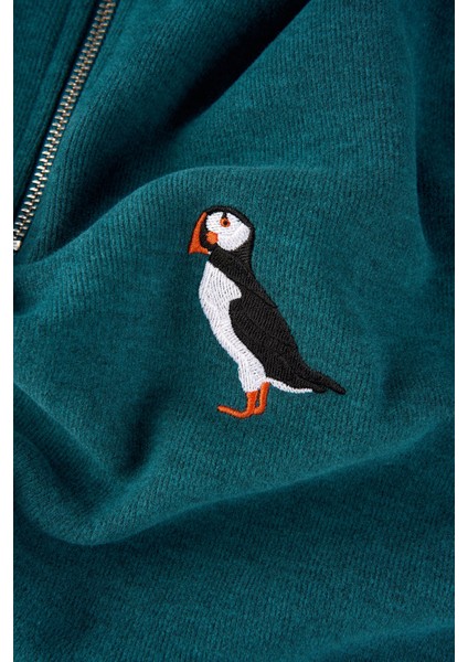 Puffin Supersoft Quarter-Zip Sweatshirt - Turkuaz fırsatları