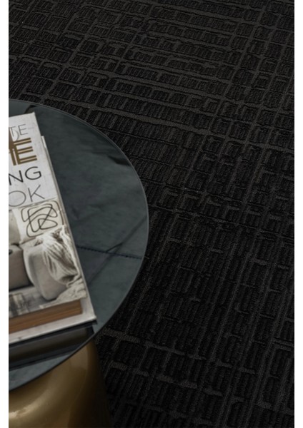 Modern Siyah Saçaklı Dokuma Halı Yolluk Antre Oturma Odası Salon Mutfak Halısı fiyatları