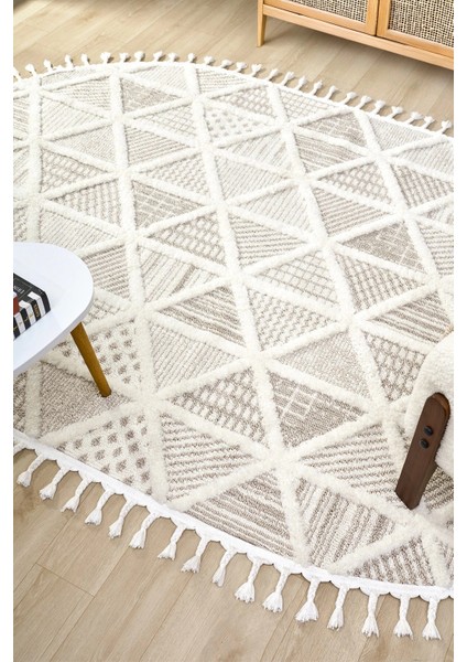 Krem Bej Dokuma Oval Halı Antre Çocuk Odası Oturma Odası Salon Mutfak Halısı Oval fiyatları