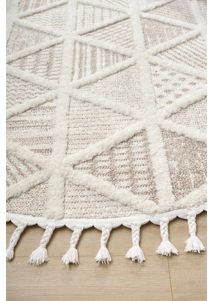 Krem Bej Dokuma Oval Halı Antre Çocuk Odası Oturma Odası Salon Mutfak Halısı Oval indirimleri