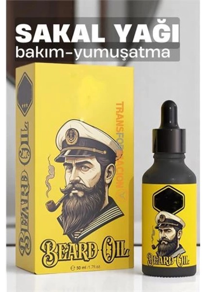 Sakal Bakım Yağı - Nemlendirici Sakal Yağı Sakal Yumuşatıcı 50 ML