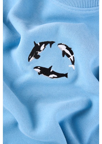 Orka Supersoft Sweatshirt - Açık Mavi fiyatları