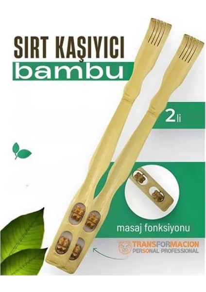 Modacar Masajlı Sırt Kaşıma Aparatı - Bambu Sırt Kaşıyıcı 2 Li Set fiyatları