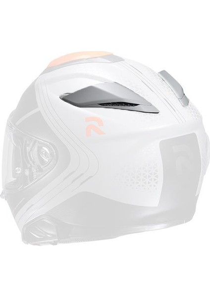 RPHA71 Kask Arka Havalandırma Metal Siyah