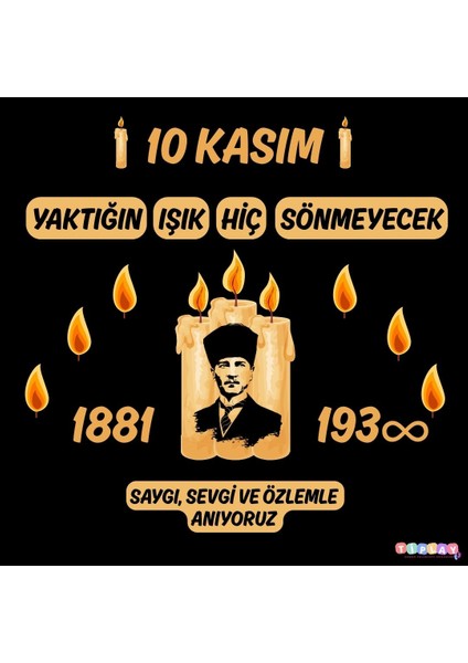 10 Kasım Okul Pano Süsü