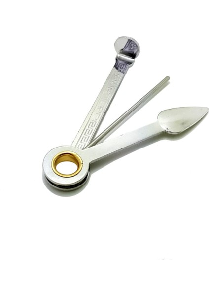 Çelik Pipo Delici Bastırıcı Kazıyıcı Kaşığı PS86