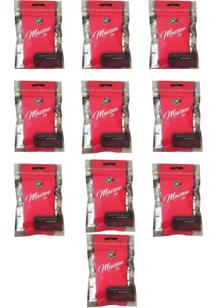 Mascon Slim Premium Tutun Filtresi,sünger Ağızlık 6MM*15MM 10 Paket