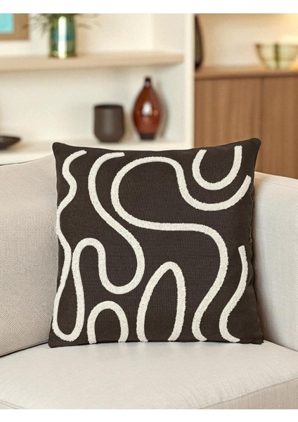 Bohem Tarz Punch Nakışlı Kırlent Kılıfı | 43X43 cm modelleri