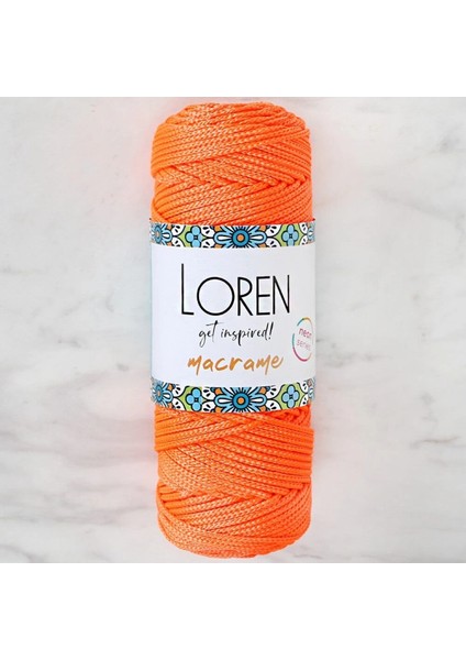 Loren Macrame Neon Turuncu El Örgü Ipi - L113