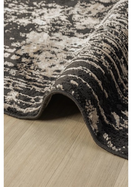 Modern Siyah Dokuma Halı Yolluk Antre Oturma Odası Salon Mutfak Halısı modelleri