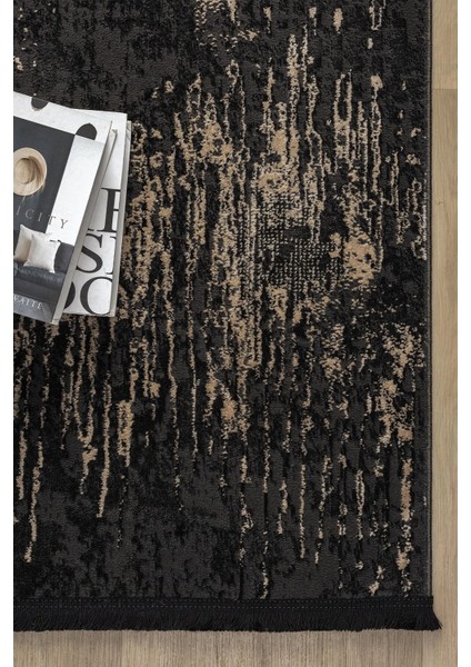 Modern Siyah Dokuma Halı Yolluk Antre Oturma Odası Salon Mutfak Halısı fırsatları