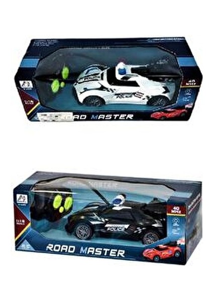 Uzaktan Kumandalı Şarjlı Duman Atan Işıklı Polis Arabası - 1:18 Full Fonksiyon Polis Arabası modelleri
