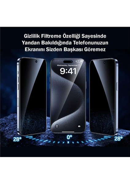 Iphone 17 Pro Max Uyumlu Hayalet Ekran Koruyucu Kolay Kurulum Aparatlı Baloncuk Bırakmayan modelleri