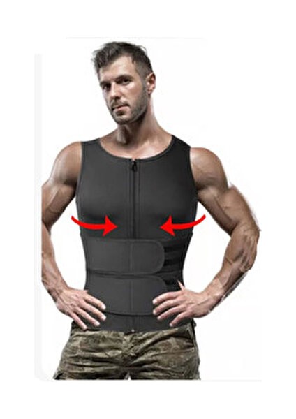 Neopren Sauna Yelek Sıkılaştırıcı Terleyerek Yağ Yakımına Yardımcı Yüksek Performans Spor Yeleği modelleri