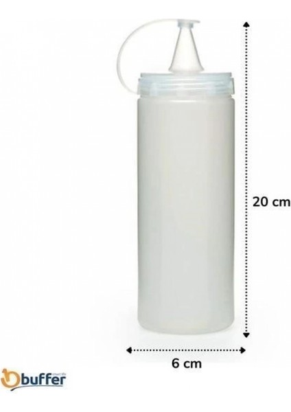 Şeffaf Kapaklı Sızdırmaz Yağlık Sosluk Şişesi Plastik Yağdanlık 400 ml AP-9028 fırsatları